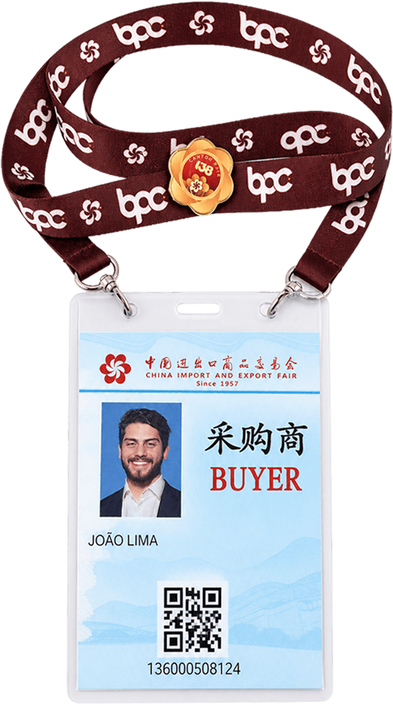Crachá Buyer Canton Fair